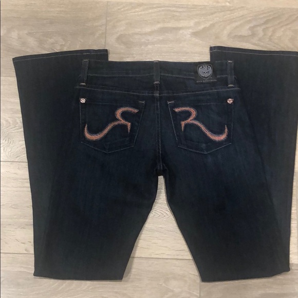 Rock & Republic Kasandra Rose Gold Bootcut Jeans - Picture 8 of 8